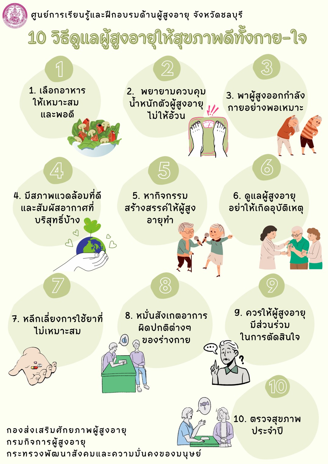 การดูแลผู้สูงอายุทั้งกาย-ใจ